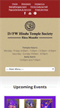 Mobile Screenshot of dfwhindutemple.org